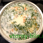 Уха из форели по-фински со сливками