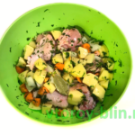 Рагу из курицы с овощами
