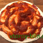Пицца на пшеничной тортильи