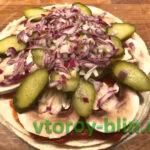 Пицца на пшеничной тортильи