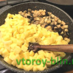 Рагу из картофеля и баклажанов
