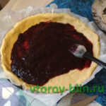 Песочный пирог с вареньем
